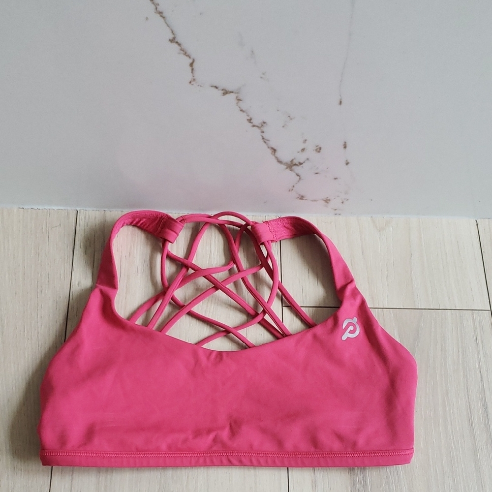 Lululemon Free To Be Wild Sports Bra Size 6 Heartthrob Peloton Edition PW2731S